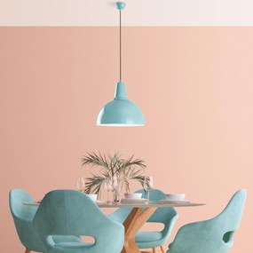 Candeeiro Suspenso Kure – Turquesa – Ø30 h:25 cm
