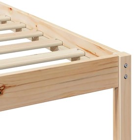 Estrutura de cama com mesas de cabeceira Castanho 120 x 200 cm