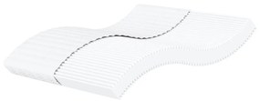 vidaXL Colchão de espuma 180x200 cm dureza H2 H3 branco