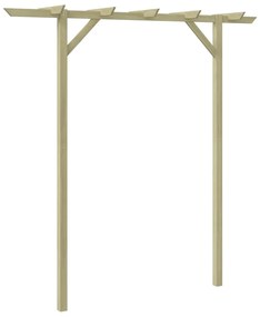 vidaXL Pérgola de jardim 205x40x203 cm madeira
