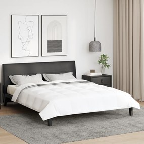 vidaXL Edredom de Inverno Branco 260 x 220 cm Poliéster pêssego 105gsm
