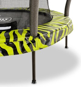 Trampolim Iggy Junior com rede de segurança ø140 cm - preto/verde