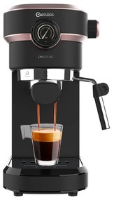 Máquina de café Express Cafelizzia 890 Rose Pro Espressos e cappuccino, 1350 W, sistema Thermoblock, 20 bares, modo automático para 1-2 cafés, vaporiz