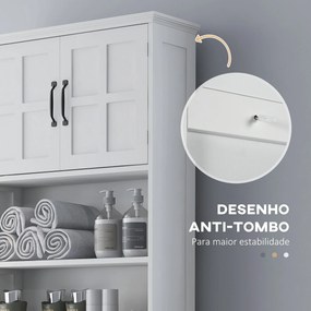 kleankin Móvel sobre Sanita Armário para Máquina de Lavar com 2 Portas