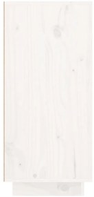 Aparador 111x34x75 cm madeira de pinho maciça branco