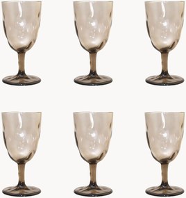 Copos de vinho Wavy, conjunto de 6