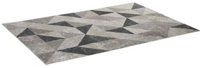 HOMCOM Tapete de Sala de Estar Moderno 230x160cm Tapete Geométrico com Base Antiderrapante Multicor | Aosom Portugal