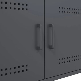 Mesa de centro 68x50x50,5 cm aço antracite