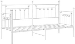 Estrutura de Cama Dia Branca 80x200 cm Aço