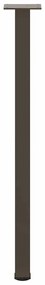 Pés de mesa de console 4 peças aço natural 72-74 cm aço