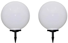 Candeeiros de exterior 2 pcs LED 50 cm com estacas de enterrar