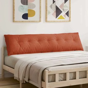 vidaXL Travesseiro para Costas Laranja Vermelho 200 x 50 cm