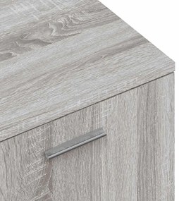 Móvel de TV 120x34x37 cm derivados de madeira cinzento sonoma