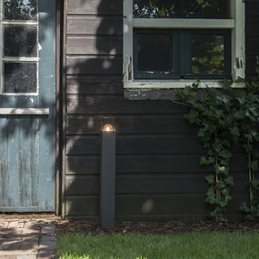 Candeeiro de pé exterior inteligente antracite 70 cm com Wi-Fi P45 - Dinamarca