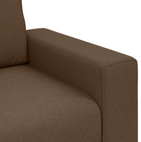 Poltrona vidaXL Castanha 59 cm Tecido