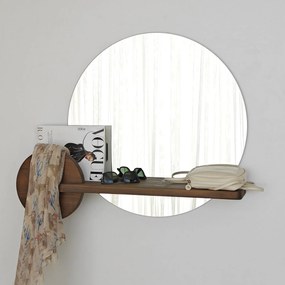 Espelho Points – Nogueira – 83 cm x 70 cm
