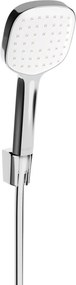 Mexen R-33 conjunto de duche de ponto, cromado/branco - 785335052-02