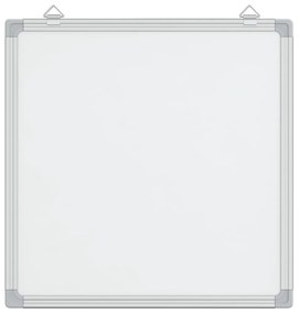 Quadro branco magnético 40x40x1,7 cm alumínio