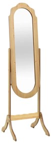 Espelho de pé 46x48x164 cm madeira-clara