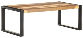 vidaXL Mesa de centro 110x60x40 cm madeira maciça