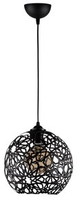 Chandelier Fellini – Preto – 25 cm