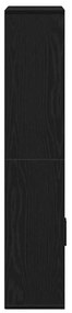 Estante 60x24x120 cm derivados de madeira carvalho preto