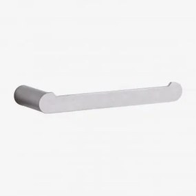 Toalheiro De Parede Com Barra ↔︎20cm Para Banheiro Em Aço Inox Alameda Cinza Cromado - Sklum