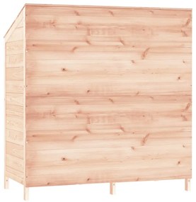 Abrigo de jardim 102x52x112 cm madeira de abeto maciça