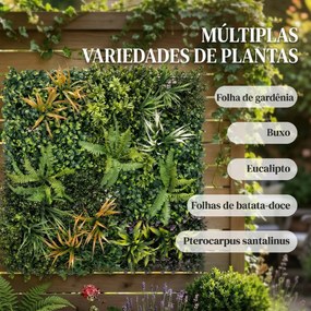 Sebe Artificial para Ocultação de Jardim em Rolo 1x1 m Vedação de Privacidade de Hera Artificial para Varanda Exterior