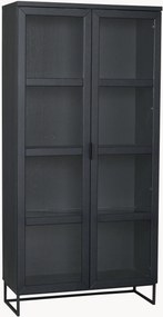 Vitrine em madeira de carvalho Everett