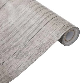 Autocolante para móveis c/ aspeto de madeira 90x500 cm PVC