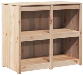Armário de Cozinha ao Ar Livre 106x55x92 cm Madeira de Pinho Maciça