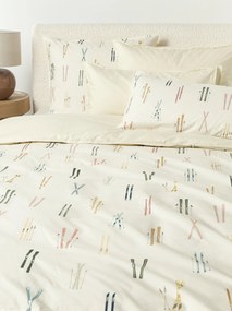 Capa de edredão de inverno em percal de algodão Aspen