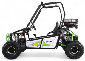 Buggy gasolina para crianças 125cc Roan Triton 2 Lugares R7 Verde