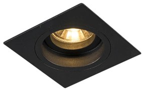 LED Foco de encastrar quadrado preto lâmpada-Wifi-GU10 - CHUCK Moderno