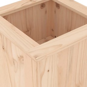 Banco com vasos 184,5x39,5x56,5 cm madeira de pinho maciça