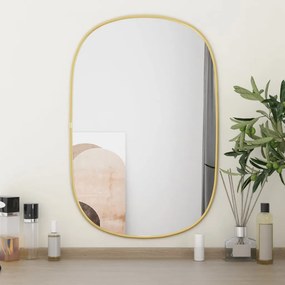 vidaXL Espelho de parede 60x40 cm dourado