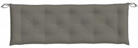 Almofadões banco jardim 2pcs 120x50x7cm mesclado tecido