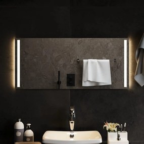 vidaXL Espelho de casa de banho com luzes LED 90x40 cm