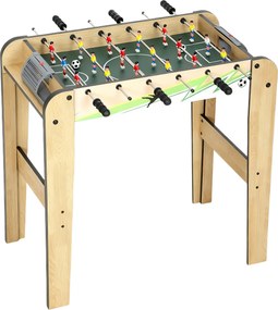 SPORTNOW Matraquilho para Crianças em Madeira com 2 Marcadores 6 Punhos 18 Jogadores 6 Varas e 2 Bolas 75x66x75 cm Madeira | Aosom Portugal