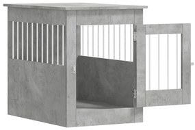 Móvel casota para cão 55x80x68 derivados madeira cinza-cimento
