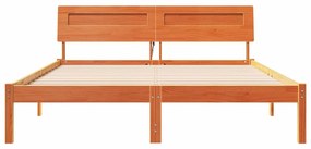 Estrutura da Cama Castanho-mel 160 x 200 cm