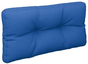 Almofadão para sofá de paletes 80x40x12 cm tecido azul real