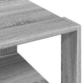 Mesa de centro 51,5x51,5x30cm derivados de madeira cinza sonoma