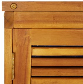 Caixa de arrumação para jardim 70x87x104 cm acácia maciça