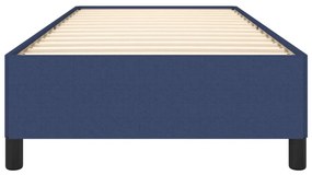 Estrutura de cama sem colchão 80x200 cm azul