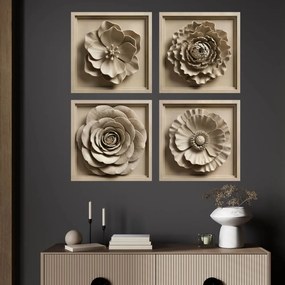 Autocolante Flores - Imagem em relevo