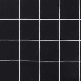 Almofadão móveis paletes 60x60x8 cm tecido oxford xadrez preto