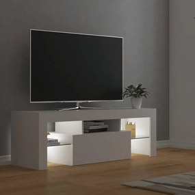 Móvel de TV Lu com Luzes LED - Branco - Design Moderno
