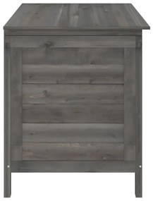 Caixa arrumação p/ jardim 99x49,5x58,5cm abeto maciço antracite
